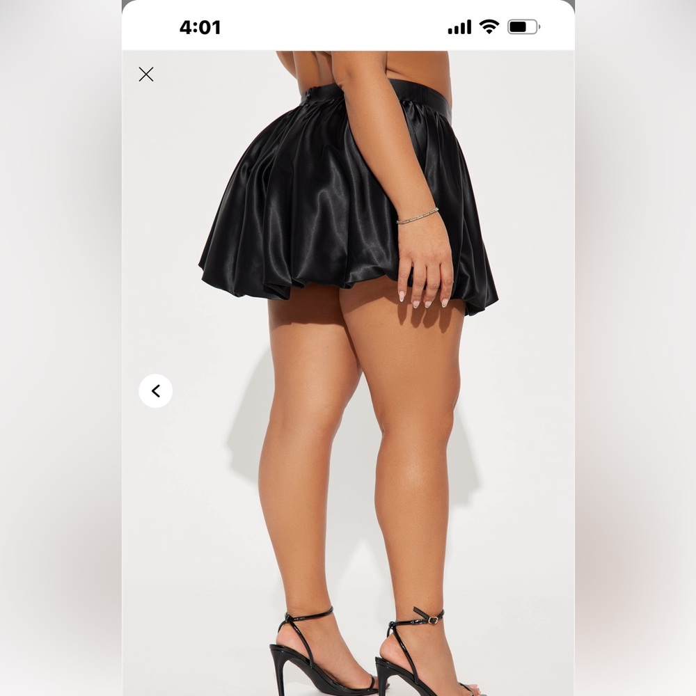 Fashion Nova Black Mini Skirt